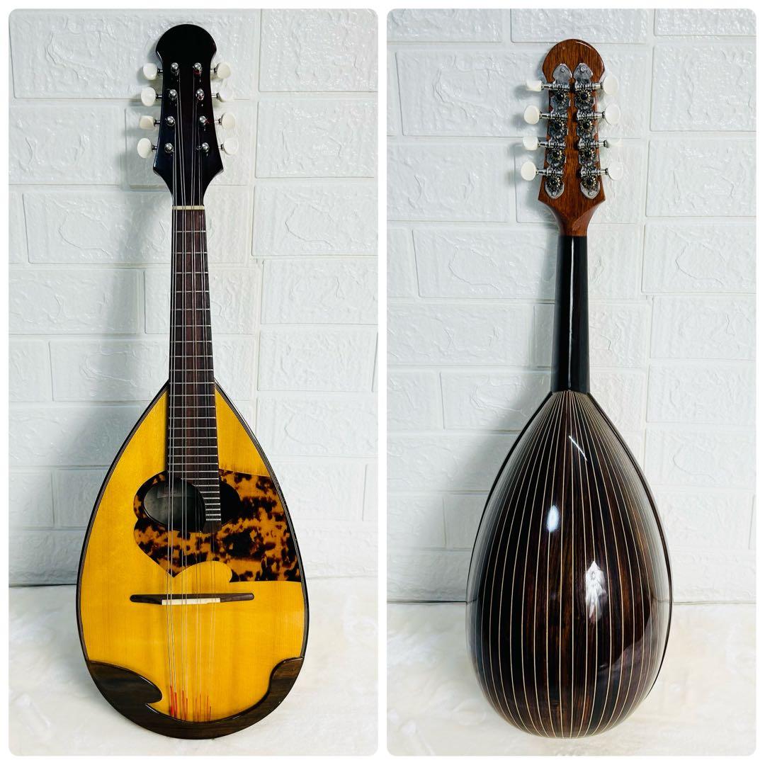 手工品 石川捷二郎 マンドリン No.1 Annno 1982 べっ甲 弦楽器