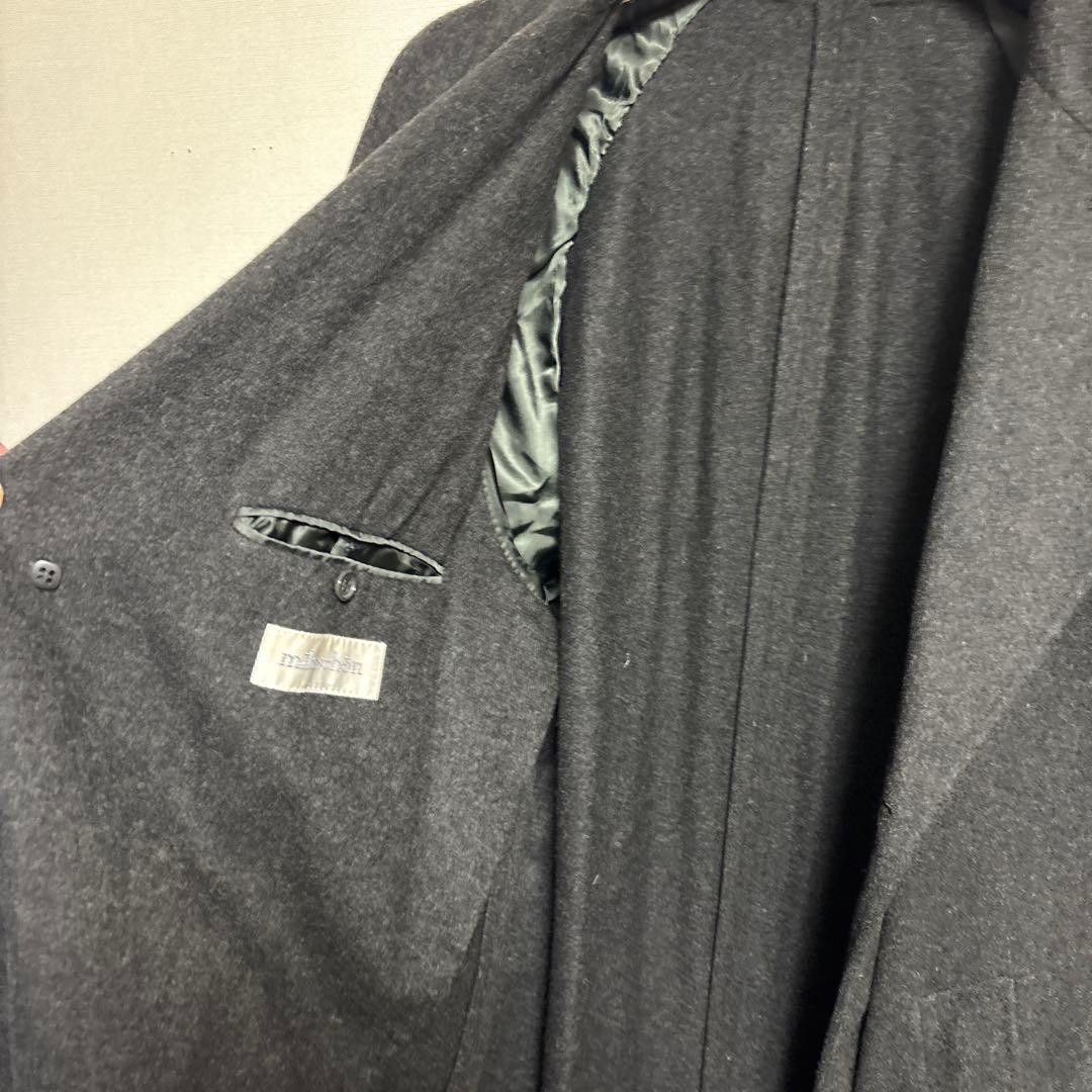 mila schon ダークグレー カシミヤチェスターコート