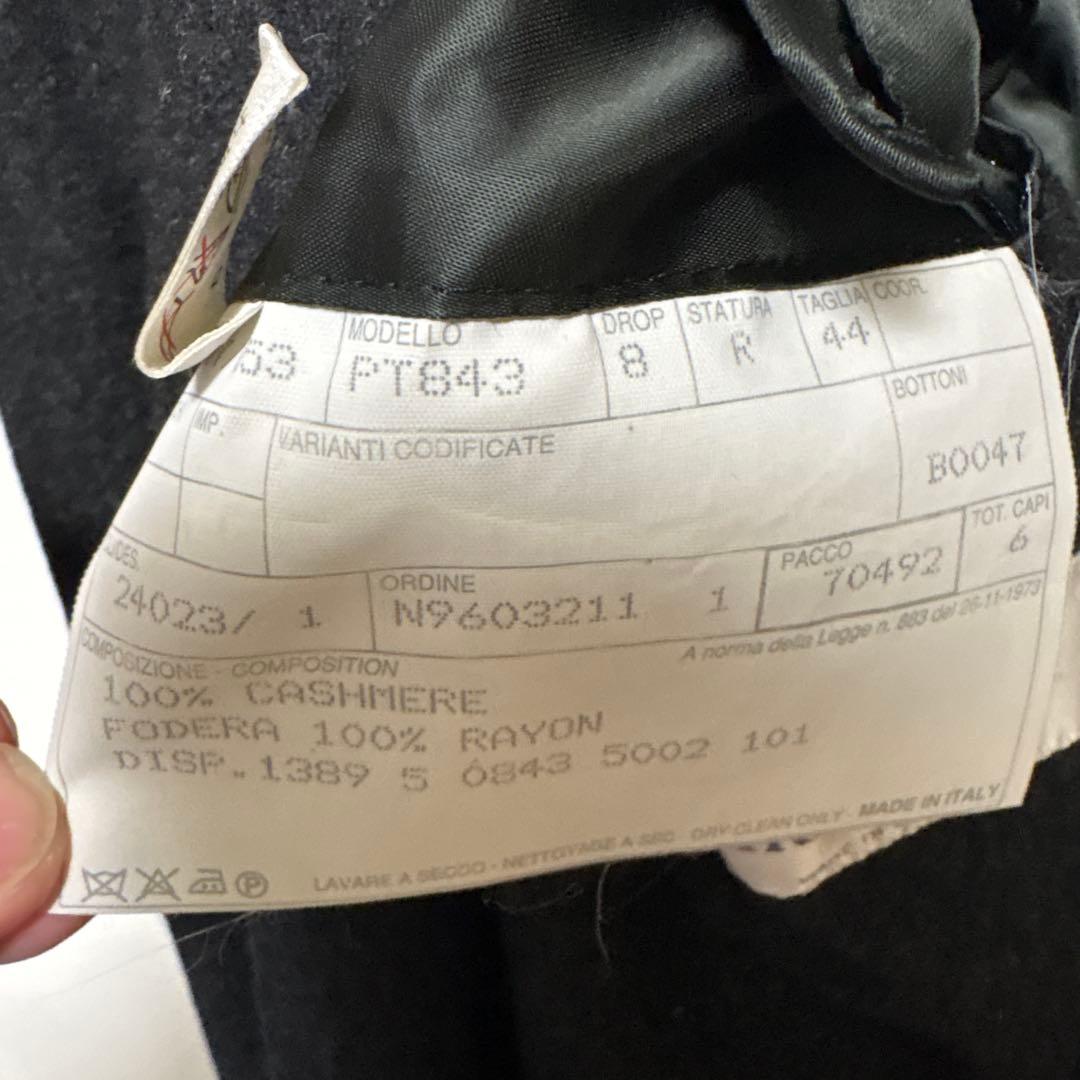 mila schon ダークグレー カシミヤチェスターコート