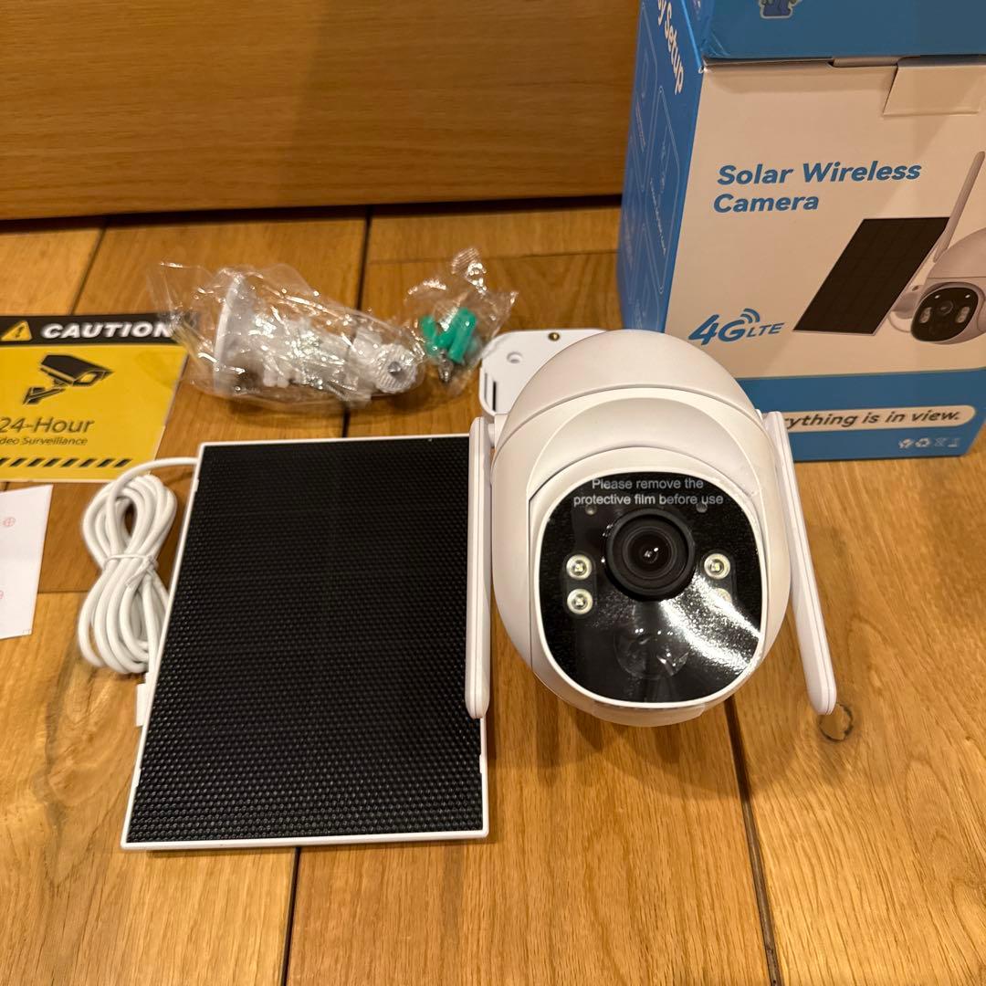 Solar Wireless Camera 4G LTE 2台セット