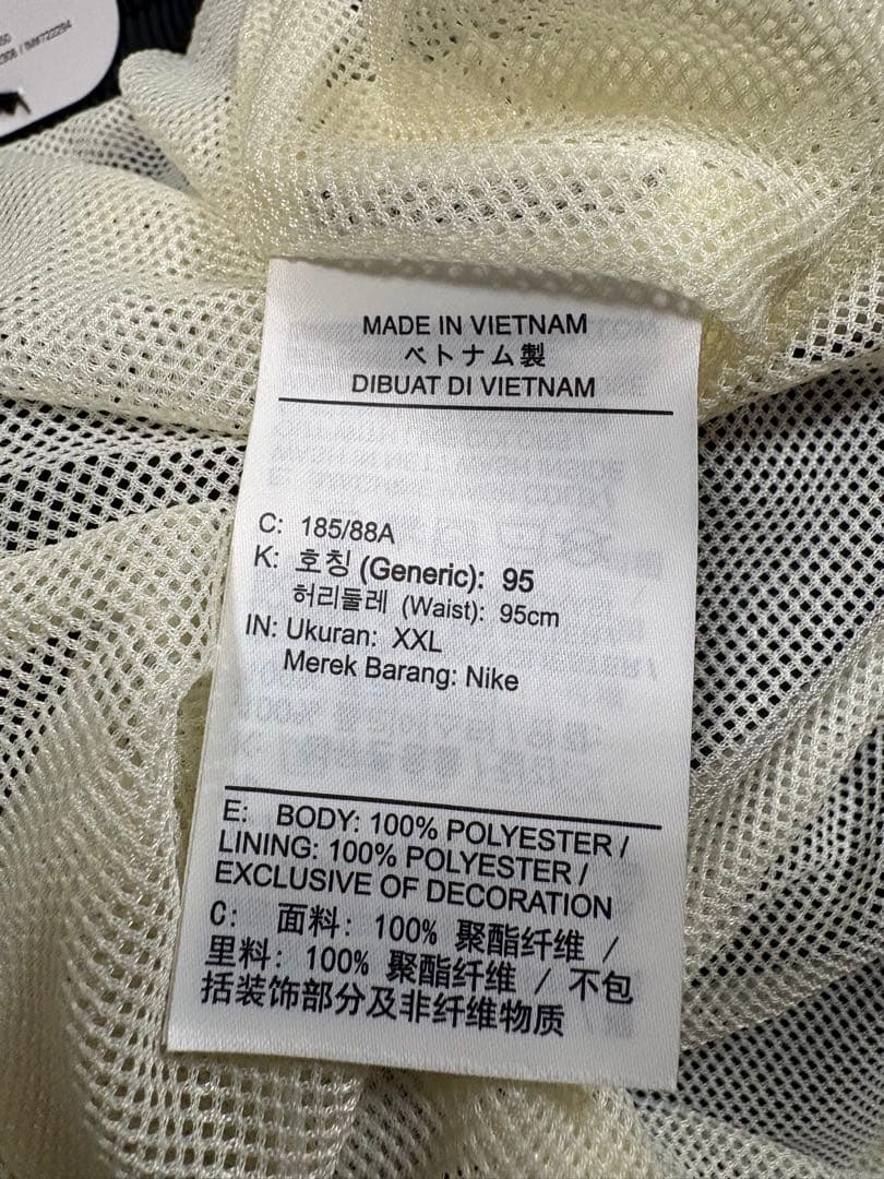 2XL ☆新品タグ付☆ ナイキ　ビッグスウッシュ ウーブンパンツ　ブラック　廃盤