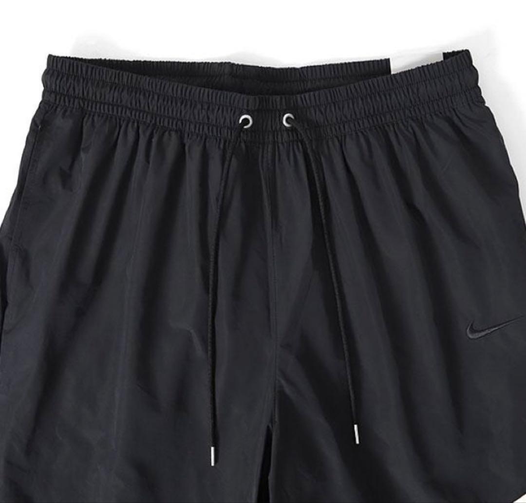 2XL ☆新品タグ付☆ ナイキ　ビッグスウッシュ ウーブンパンツ　ブラック　廃盤