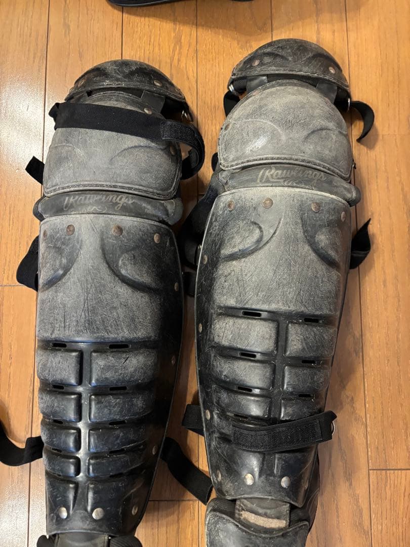 野球　キャッチャー防具一式 黒 フリーサイズ