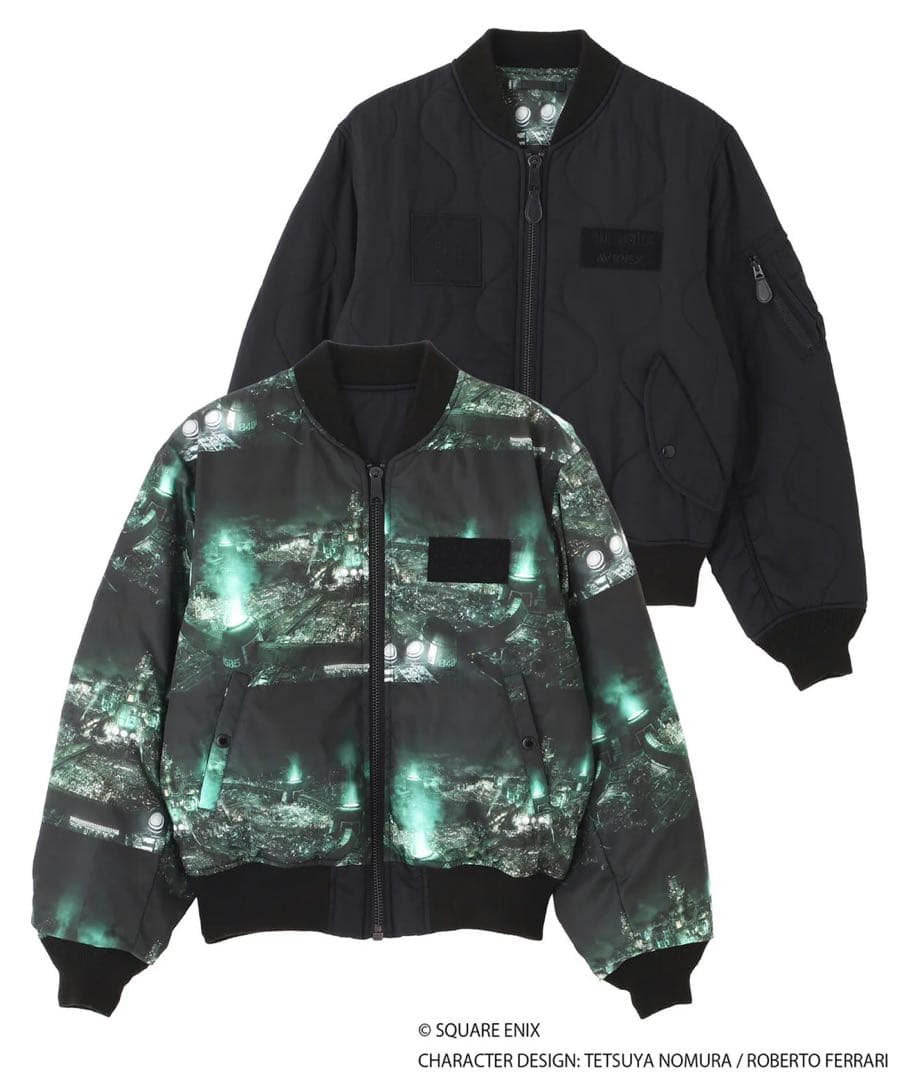 <最安価>AVIREX × FINAL FANTASY VII MA-1 FF7