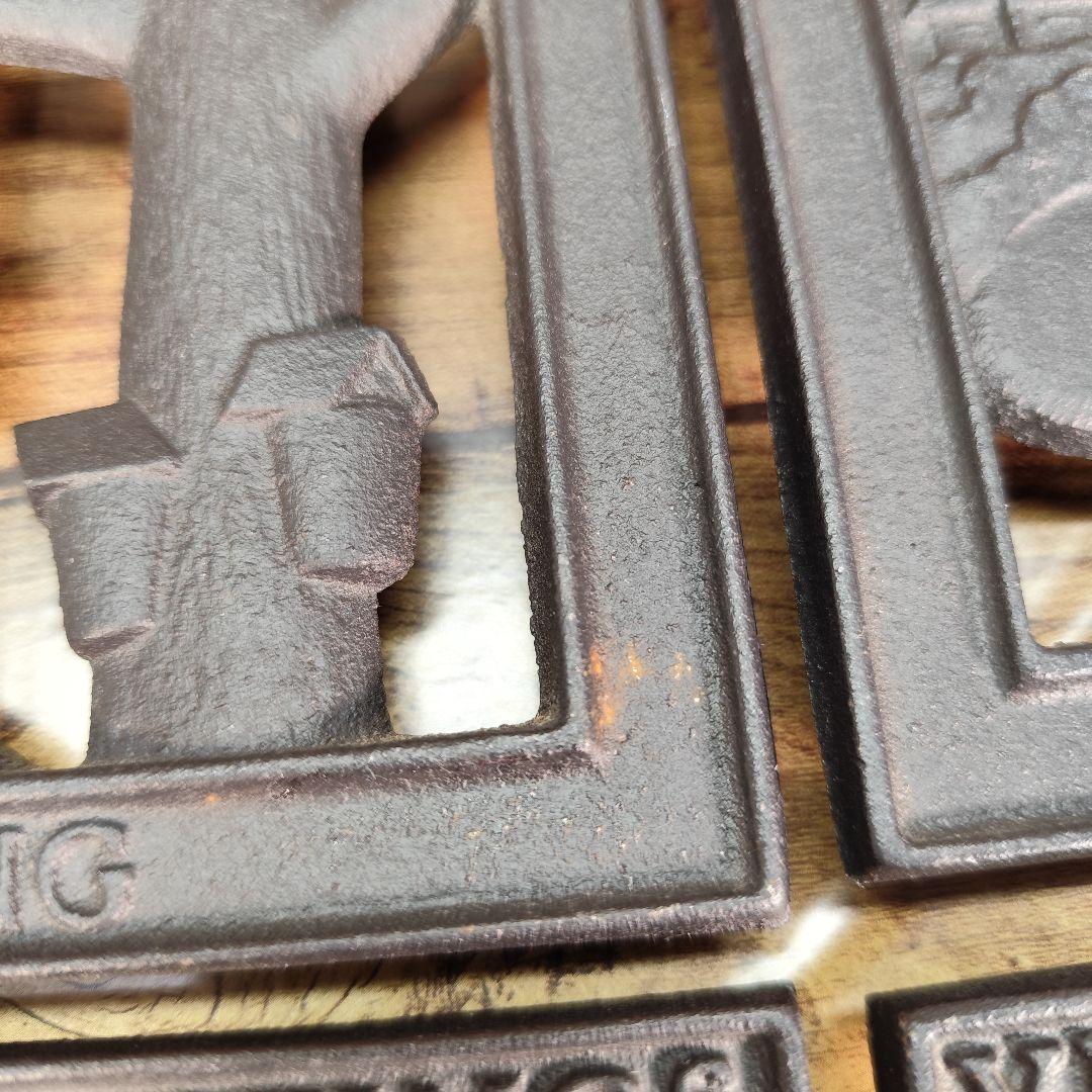 Vermont Castings 鍋敷き 四季のトリベット 4点セット