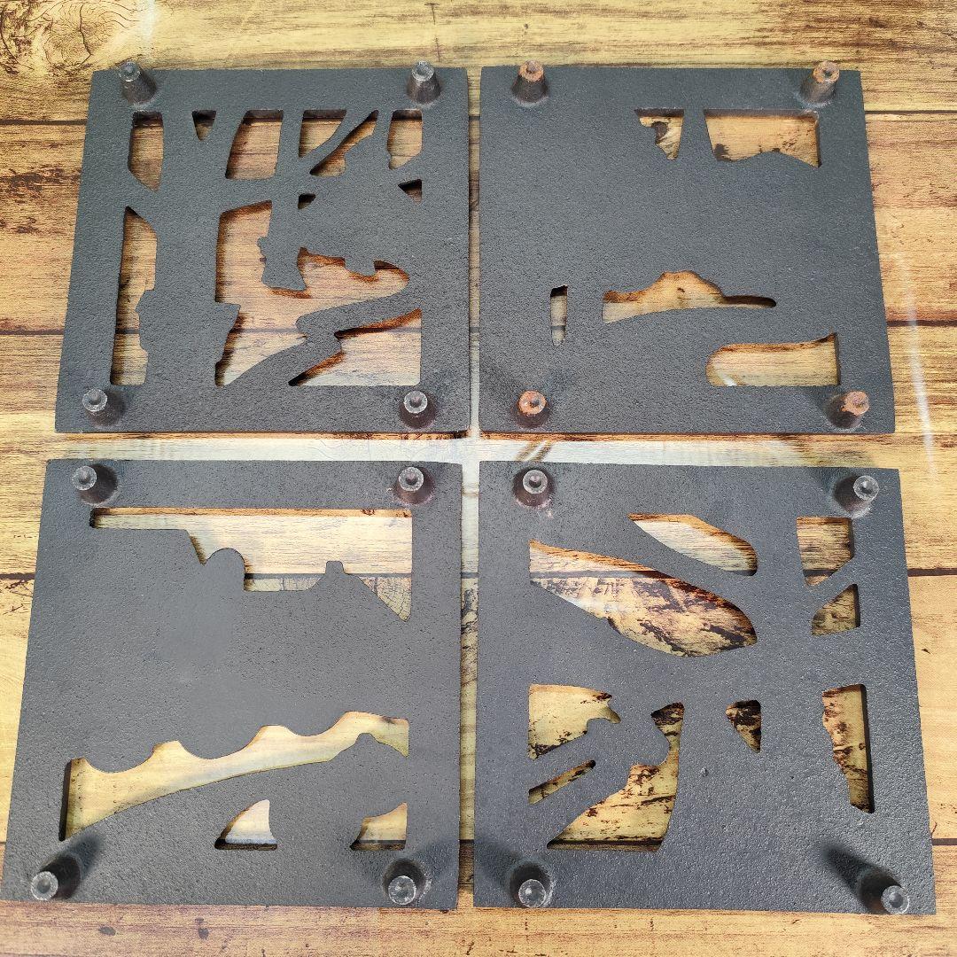 Vermont Castings 鍋敷き 四季のトリベット 4点セット