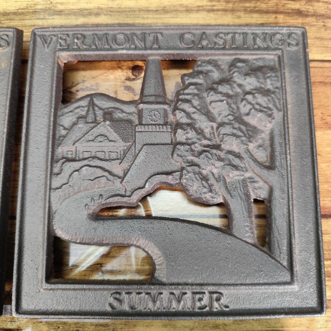 Vermont Castings 鍋敷き 四季のトリベット 4点セット