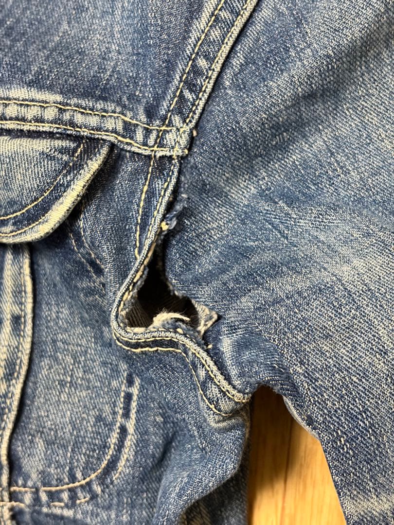 60s Lee 101-J 三角タグ ヴィンテージ 古着 ジャンク