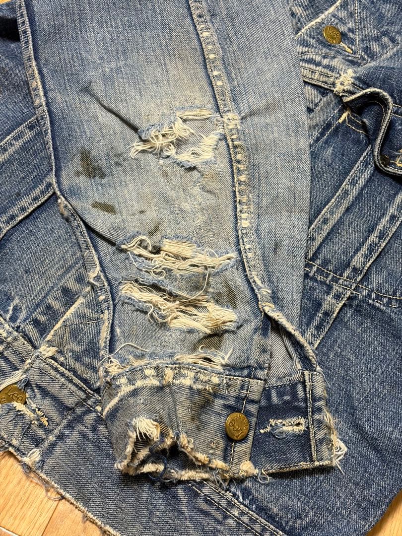 60s Lee 101-J 三角タグ ヴィンテージ 古着 ジャンク