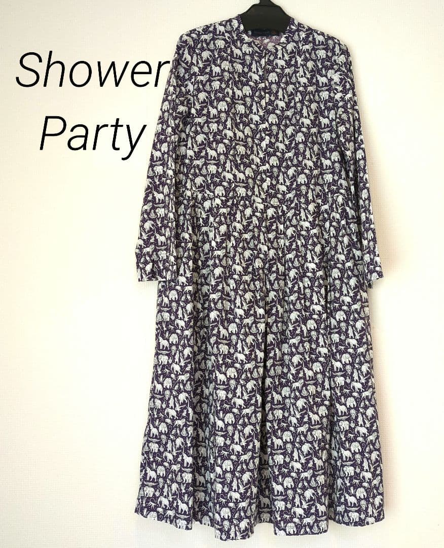 Shower Partyシャワーパーティ♡　 リバティ♡動物柄ロングワンピース