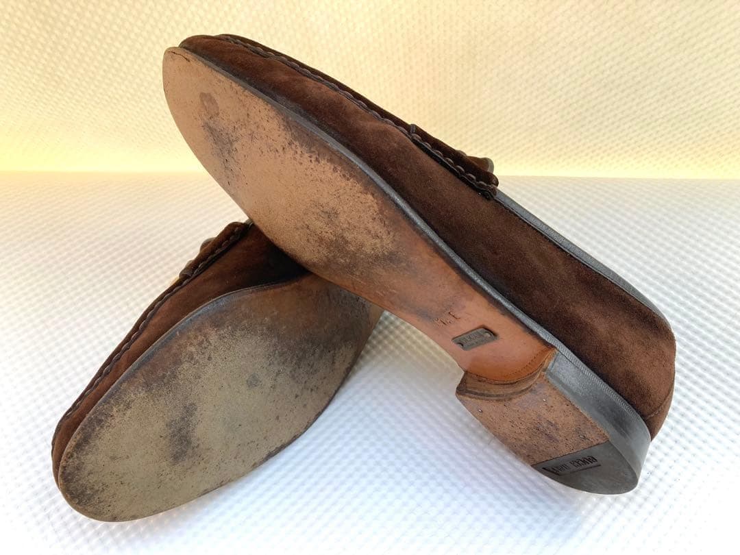 グッチ不朽の最高傑作 ダークブラウンスエード×ゴールド ビットローファー