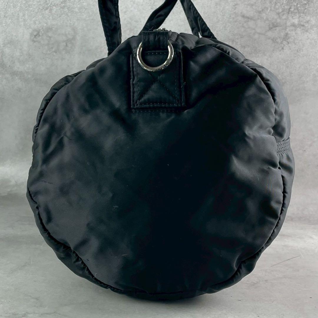 PORTER ドラムボストンバッグ タンカー ポーター 大容量 ブラック 黒