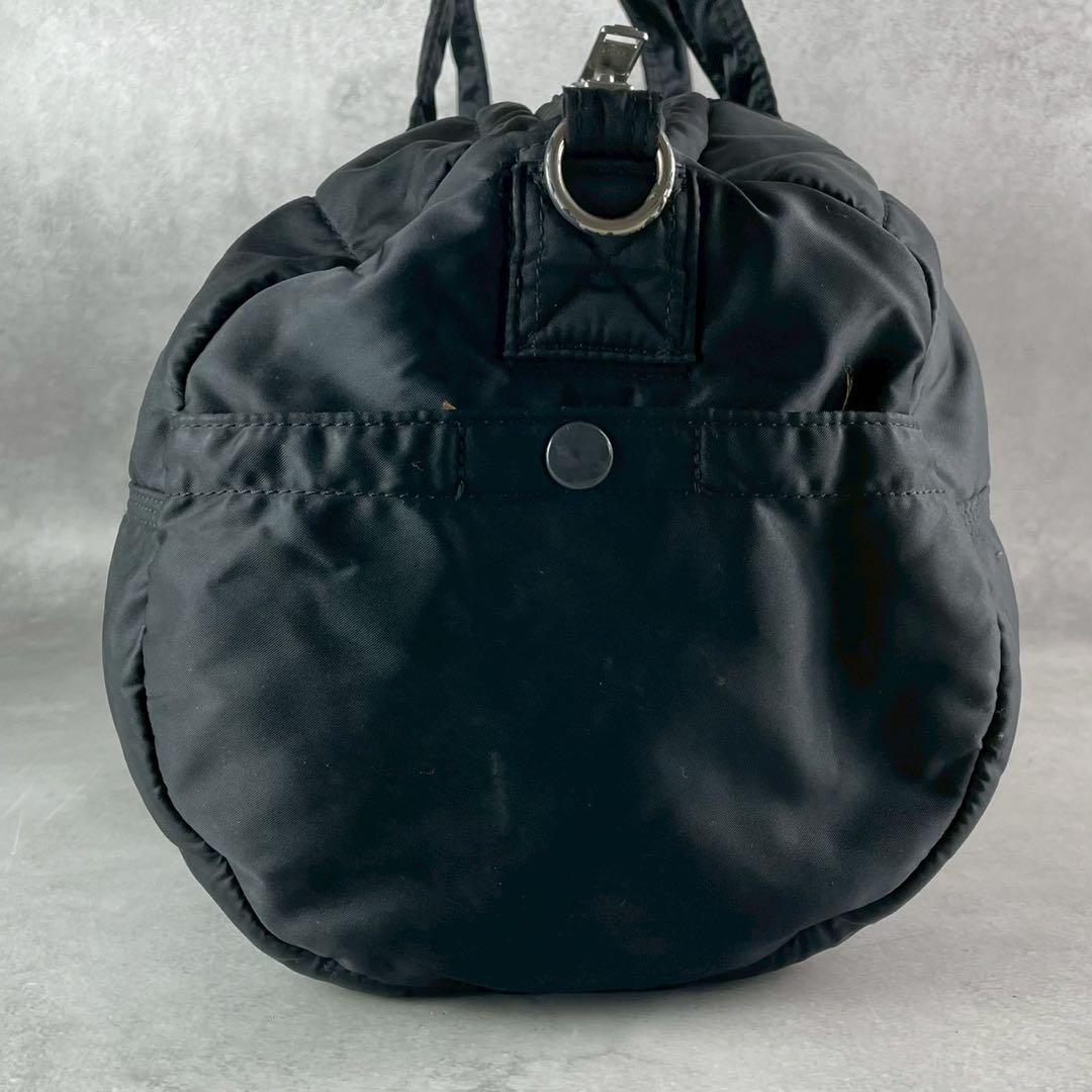 PORTER ドラムボストンバッグ タンカー ポーター 大容量 ブラック 黒