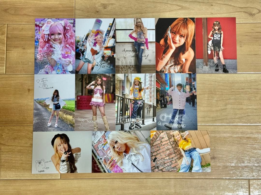 新品未使用 コンプ版 KOGYARU春夏号 雑誌 ブロマイド全12種 トレカ2種