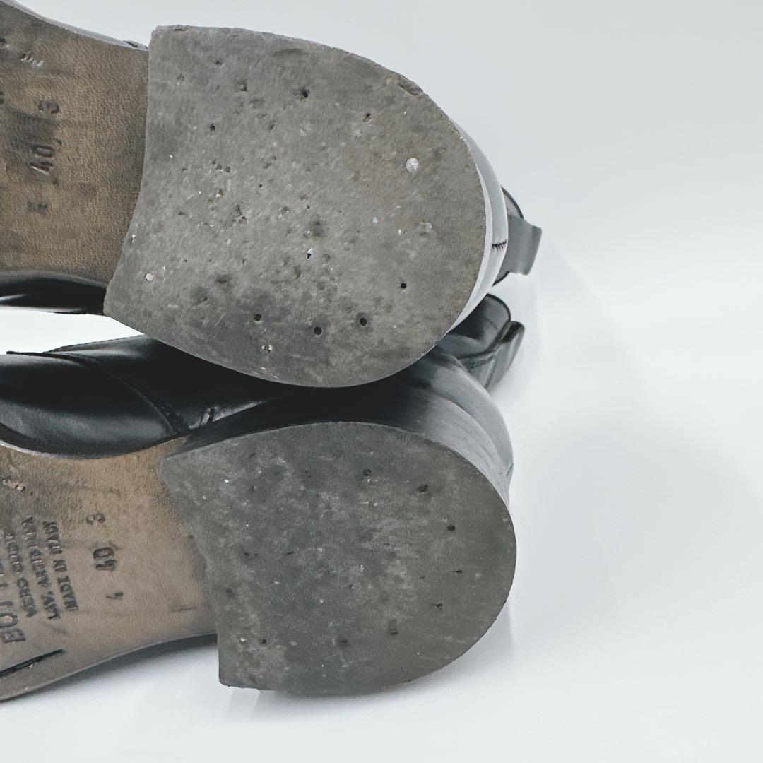 BUTTERO レースアップブーツ 本革 イタリア製 Y2K ブラック 40