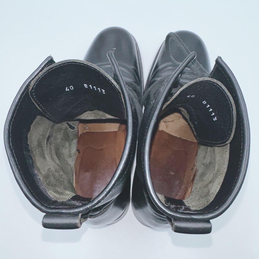 BUTTERO レースアップブーツ 本革 イタリア製 Y2K ブラック 40