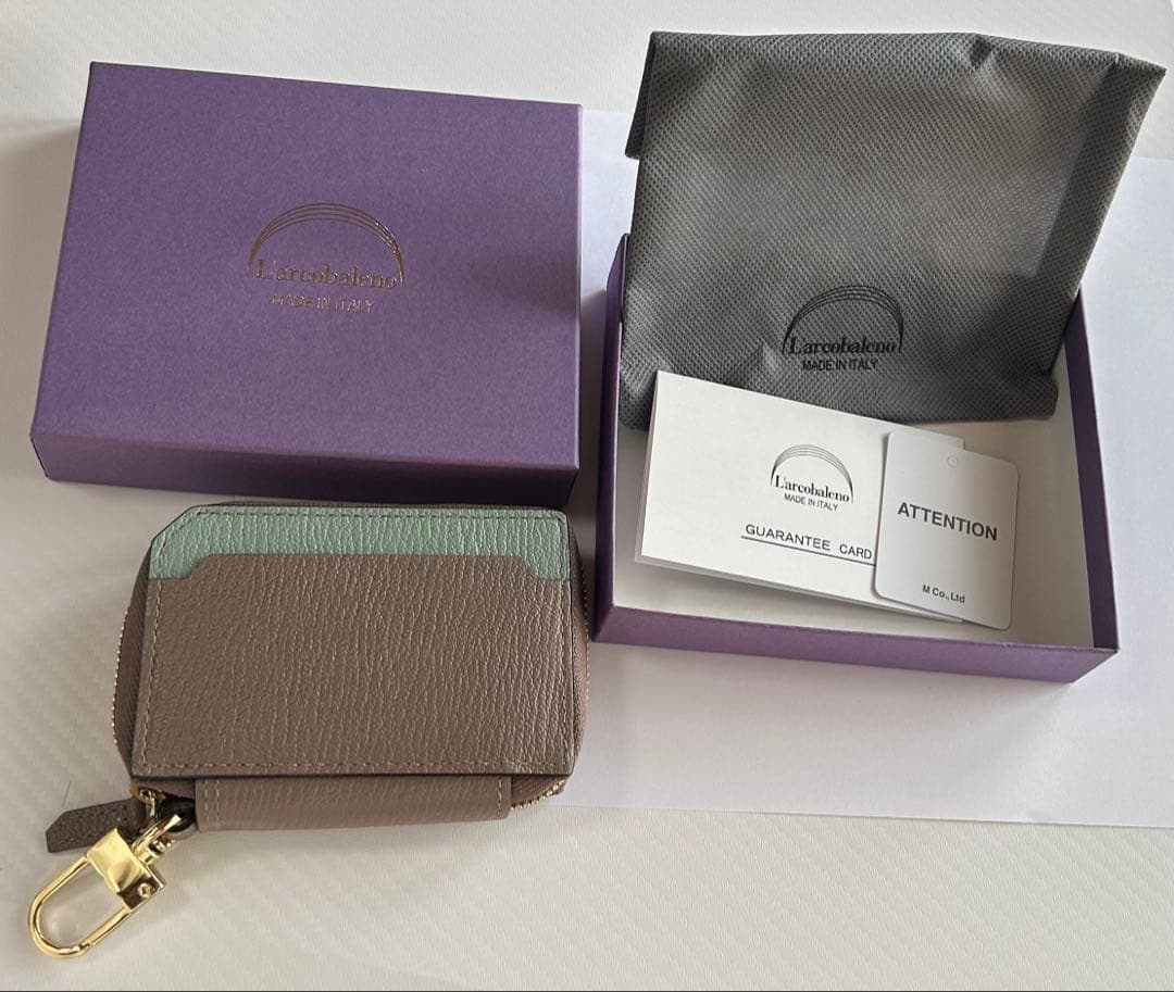 【箱あり】スマートWキーケース(TORTORA MINT GREEN)