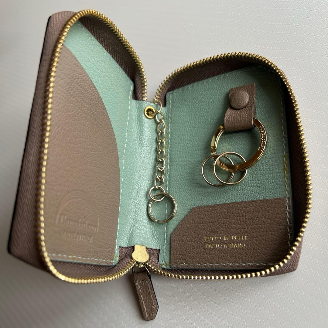 【箱あり】スマートWキーケース(TORTORA MINT GREEN)