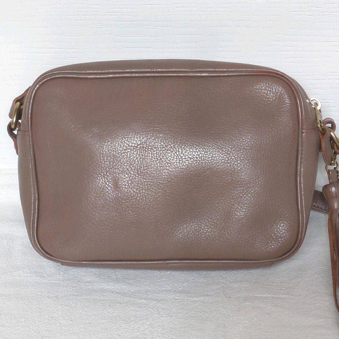 美品✨ イルビゾンテ 本革 ショルダーバッグ カメラバッグ デカロゴ フリンジ