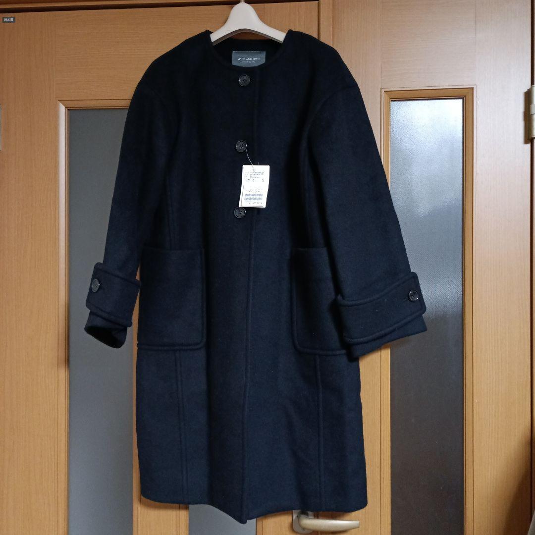 SPICK AND SPAN ネイビー コート サイズ38