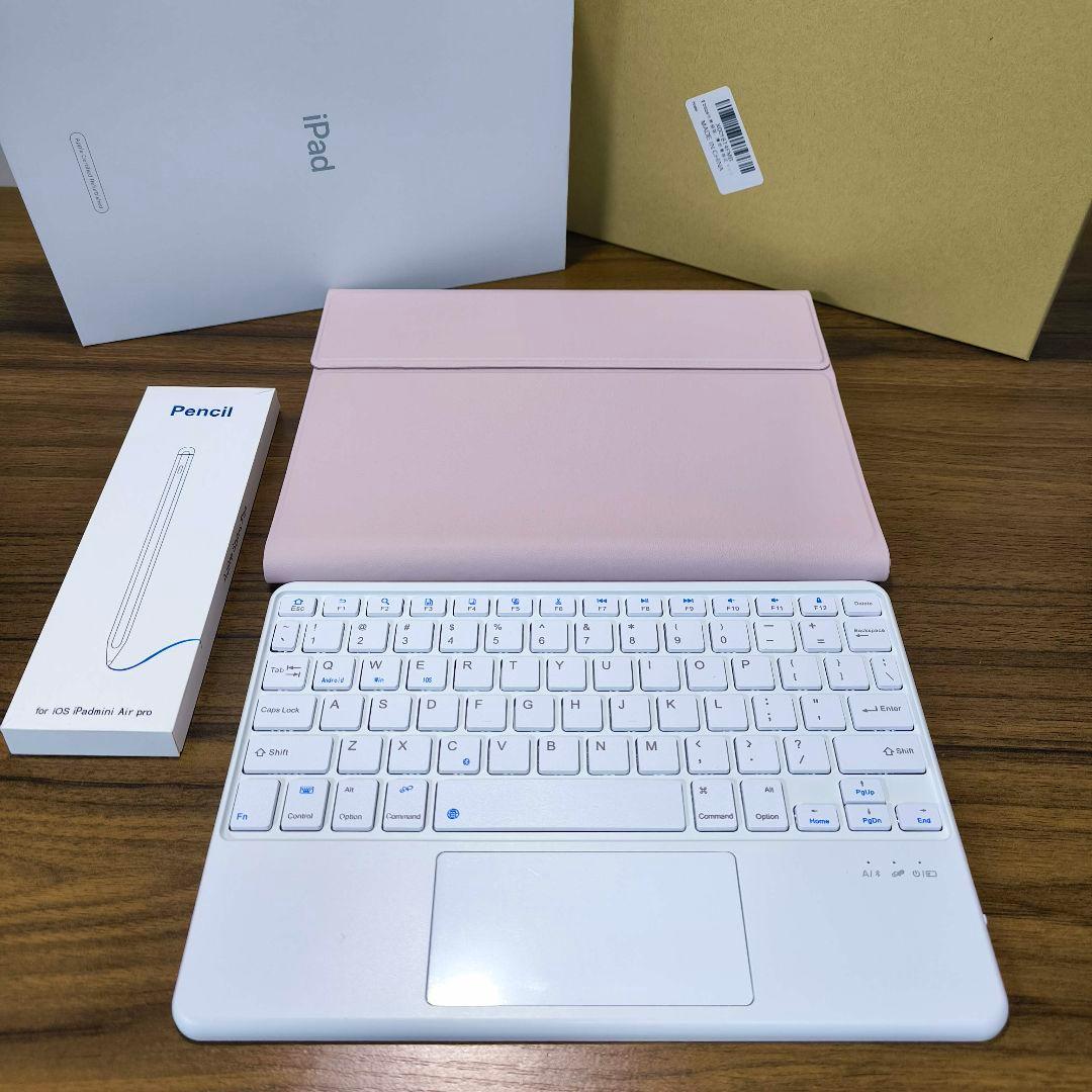 iPad 第6世代 Wi-Fi128GB ケースとキーボードセット、タッチペン