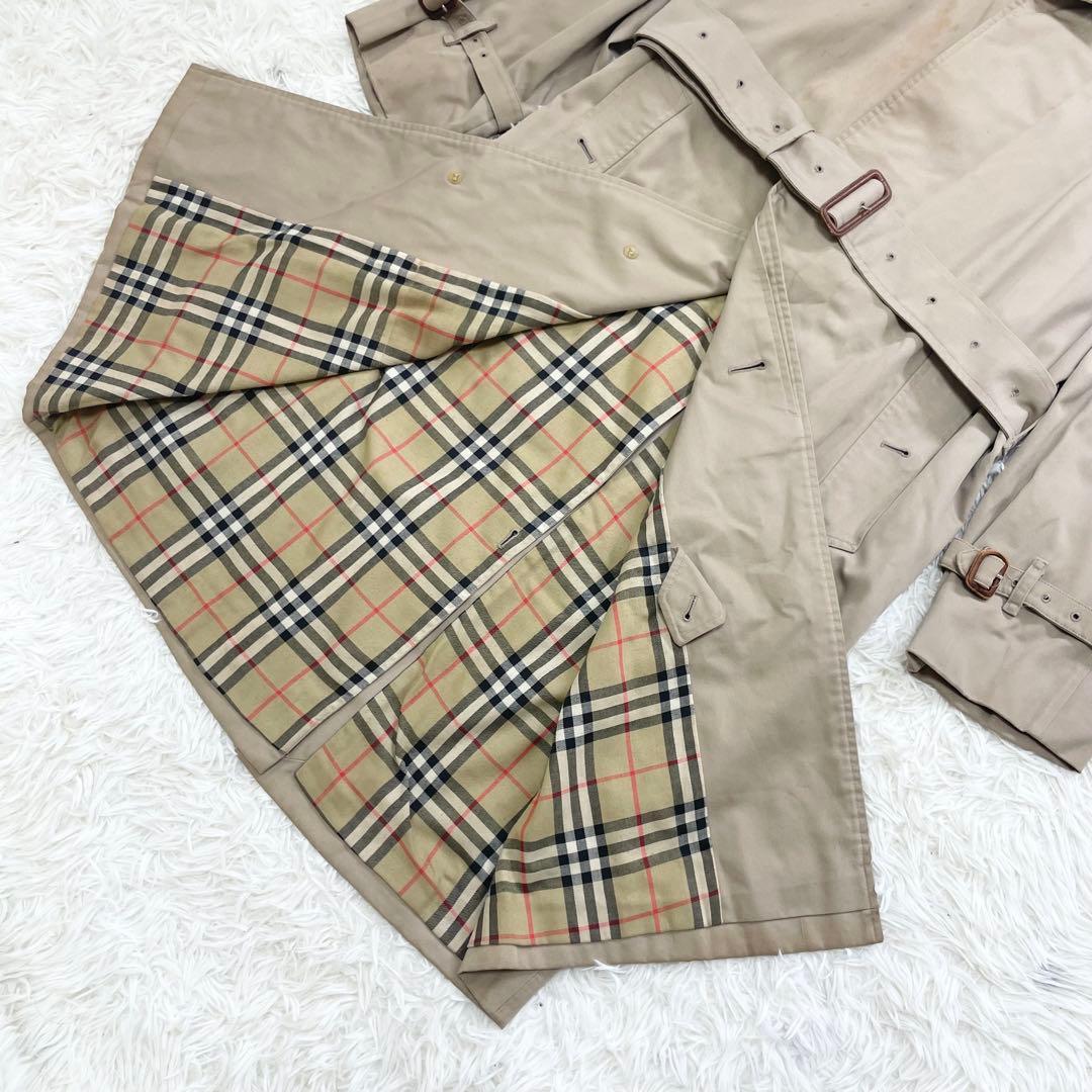 【もも 】Burberrys バーバリー トレンチコート ノバチェック