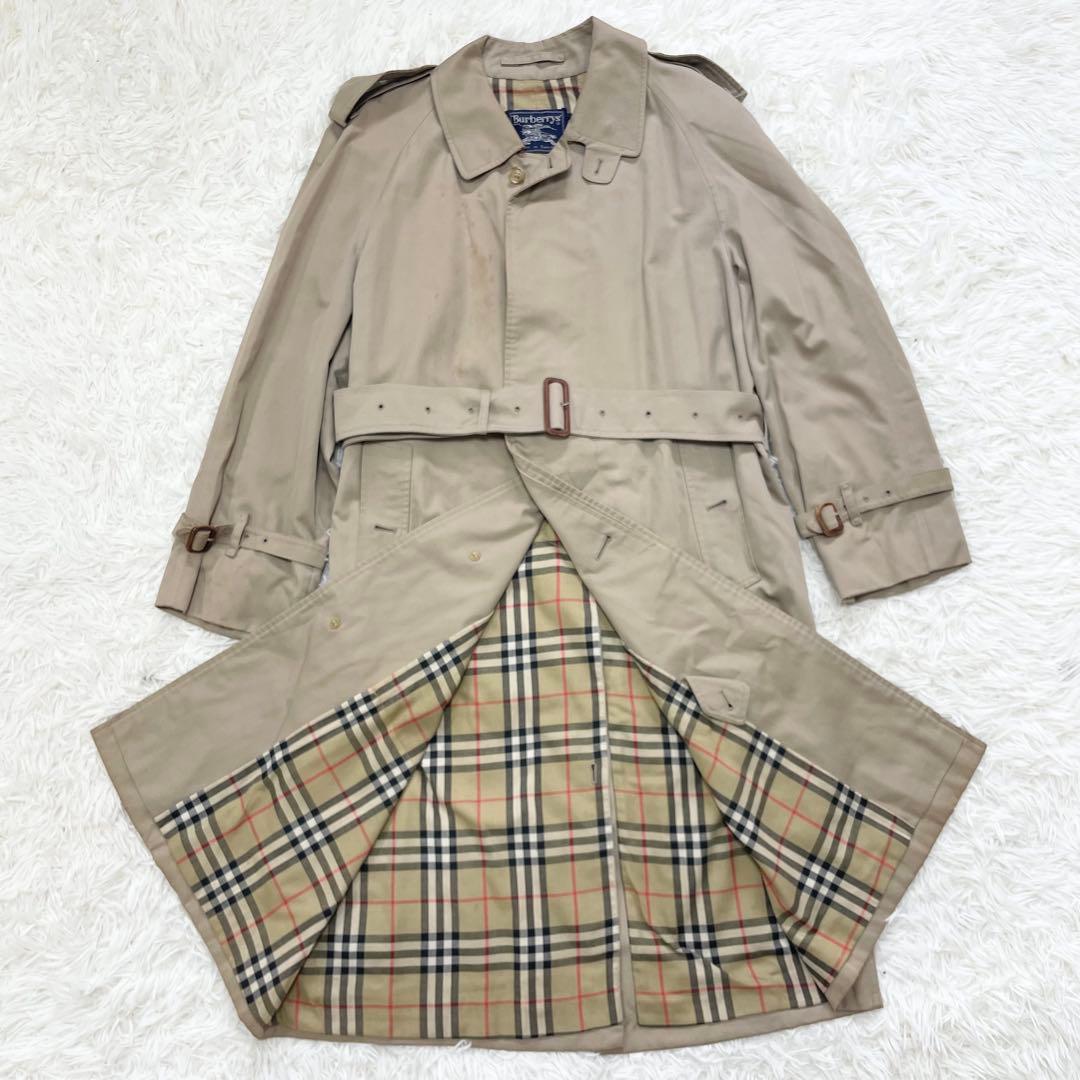【もも 】Burberrys バーバリー トレンチコート ノバチェック