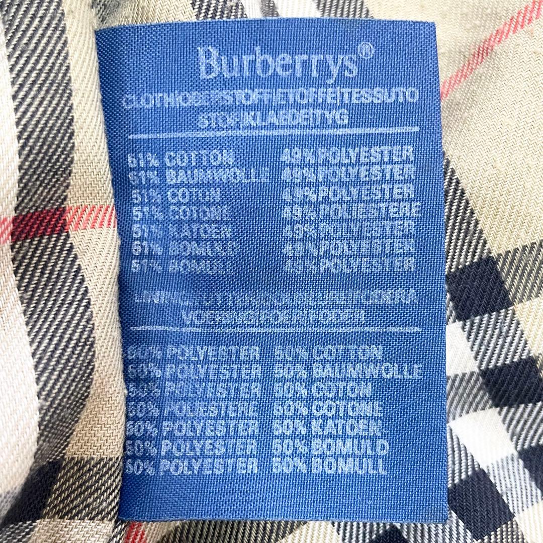 【もも 】Burberrys バーバリー トレンチコート ノバチェック