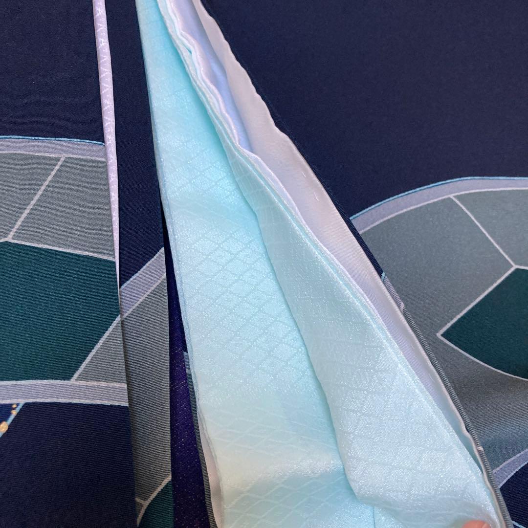 【美品】逸品　高級刺繍　正絹　初着　宝船