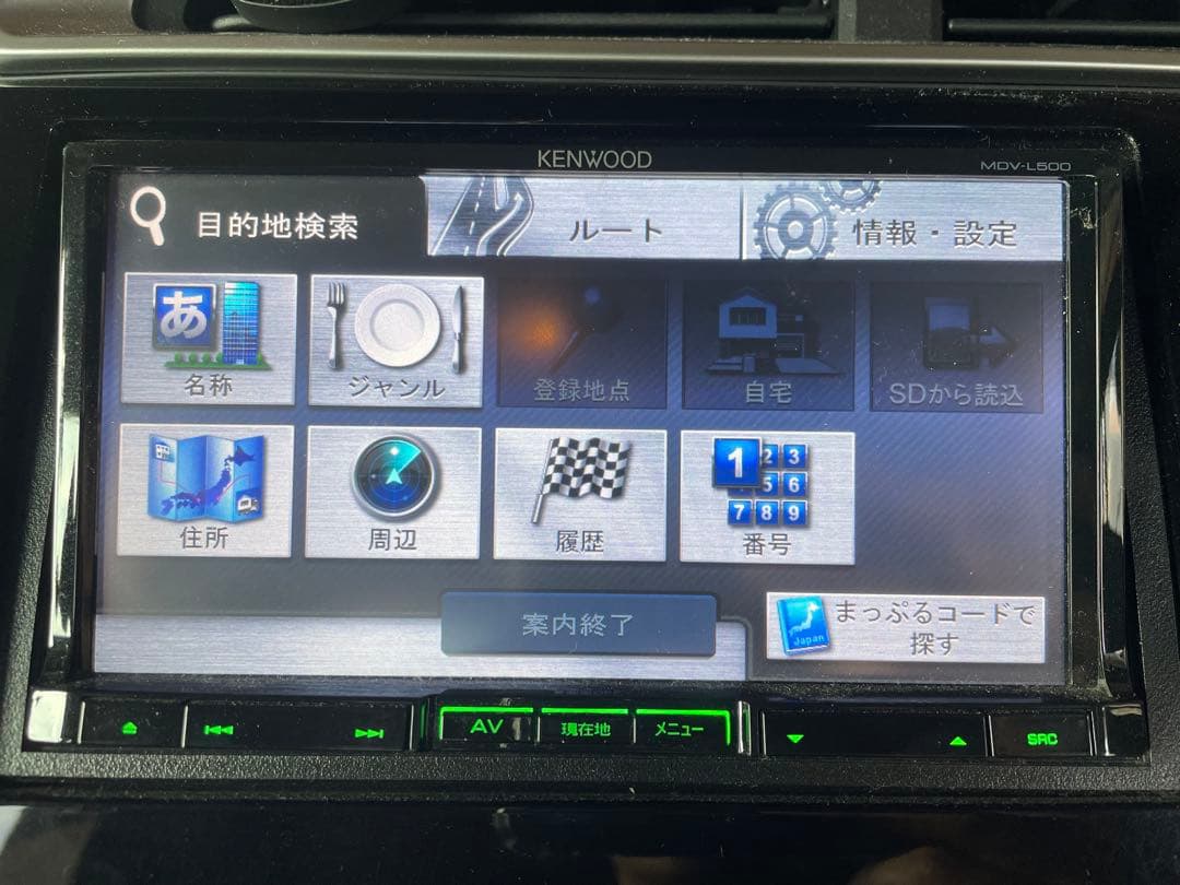 KENWOOD MDV-L500 カーナビ