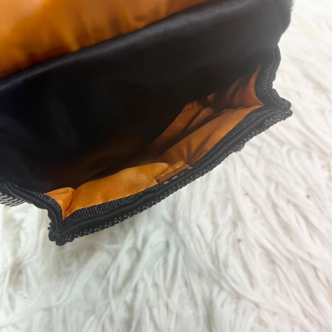 【美品】PORTER ポーター モバイルポーチ ミニポーチ タンカー