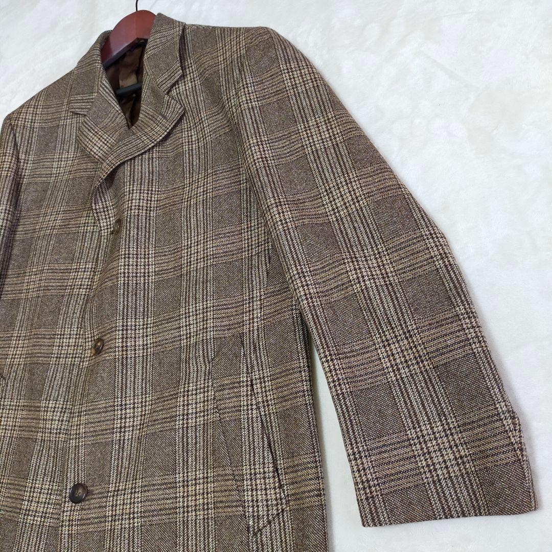 美品　イタリア製　ロロピアーナ×ブルックスブラザーズ　ロングチェスターコート
