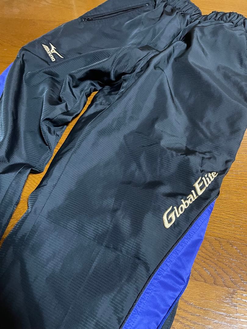 ミズノ　グローバルエリートL セットアップ上下美品ウィンドブレーカートレーニング