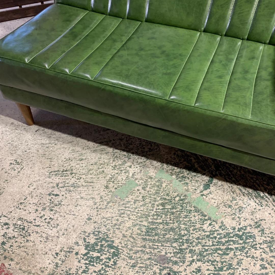 G557 ニコアンド nico and ソファー L字 緑 グリーン