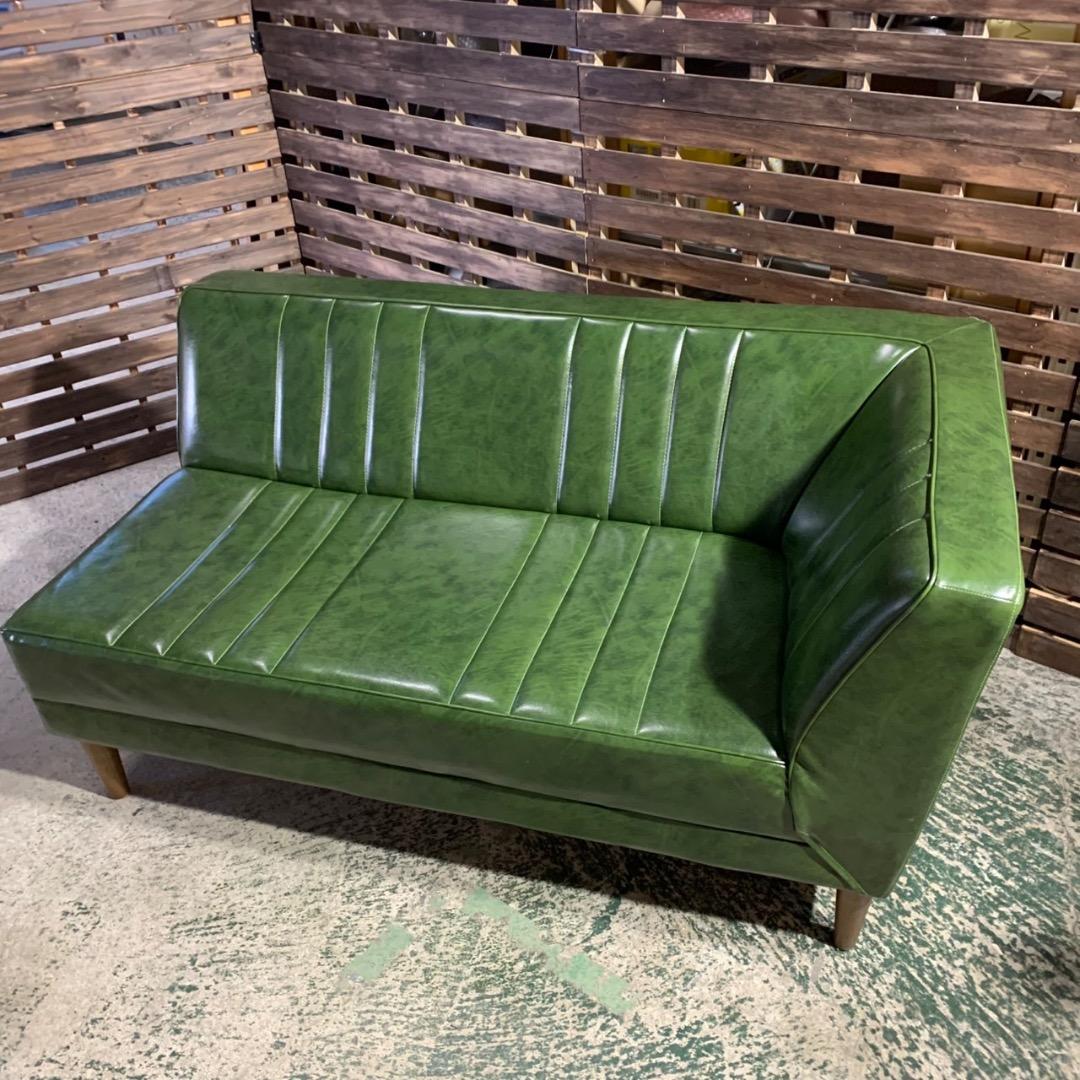 G557 ニコアンド nico and ソファー L字 緑 グリーン