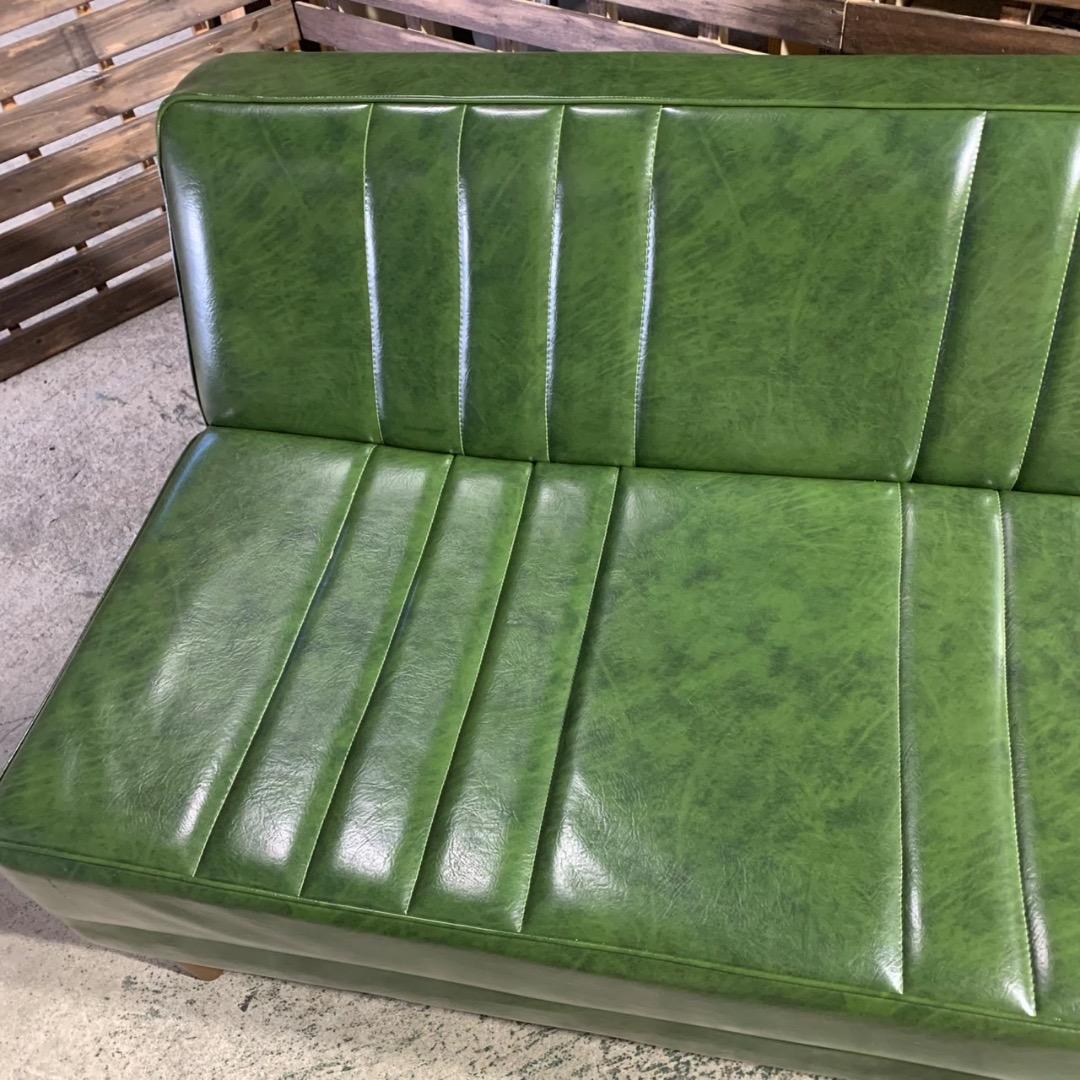 G557 ニコアンド nico and ソファー L字 緑 グリーン