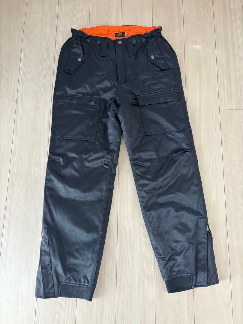 美品 90s ALPHA アルファ フライトパンツ L 希少 バイカー