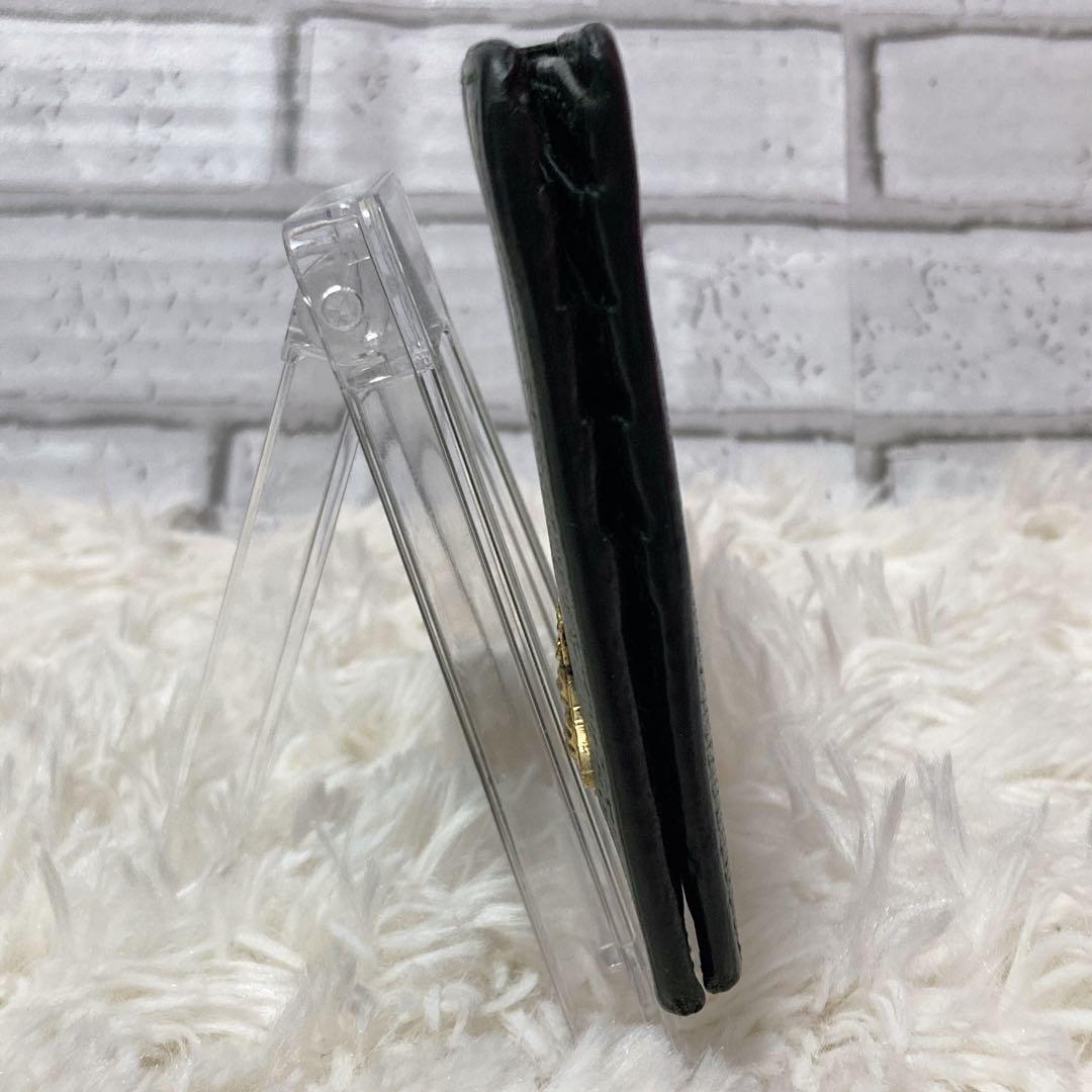 【極美品】 GUCCI グッチ 二つ折り財布 アニマリエ ビー レザー 黒　ハチ