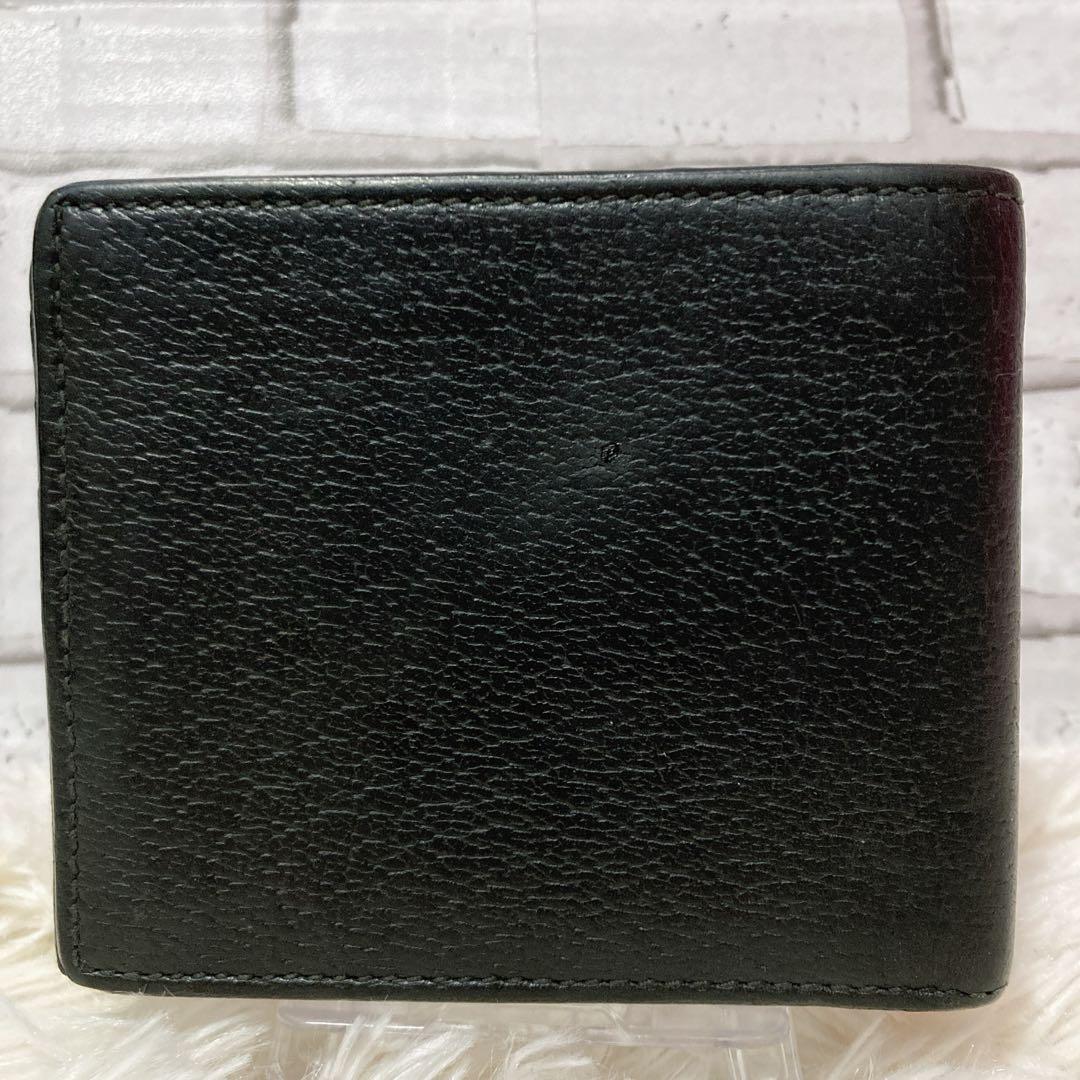 【極美品】 GUCCI グッチ 二つ折り財布 アニマリエ ビー レザー 黒　ハチ