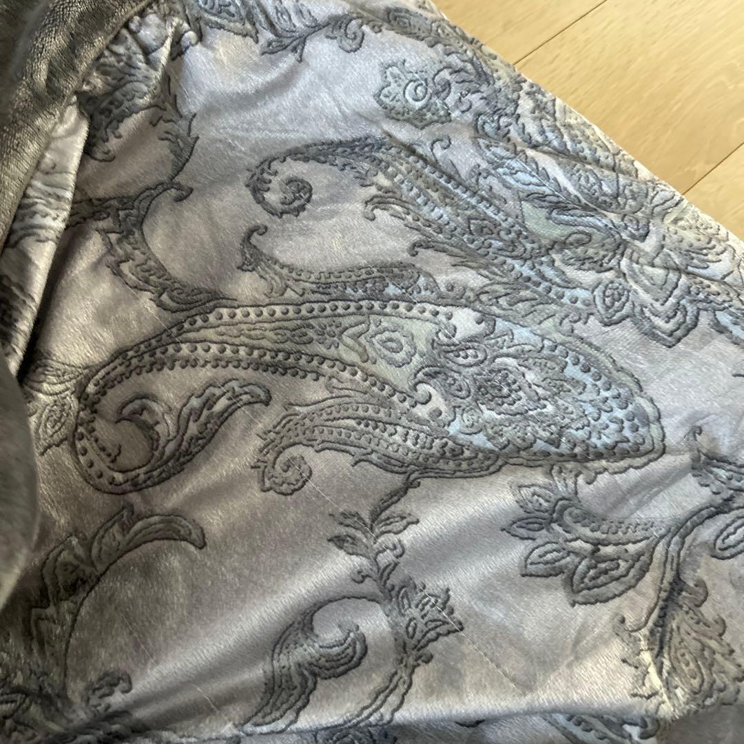 ダブル　ジャパネット×モリリン　６層構造　毛布　布団カバー　グレー