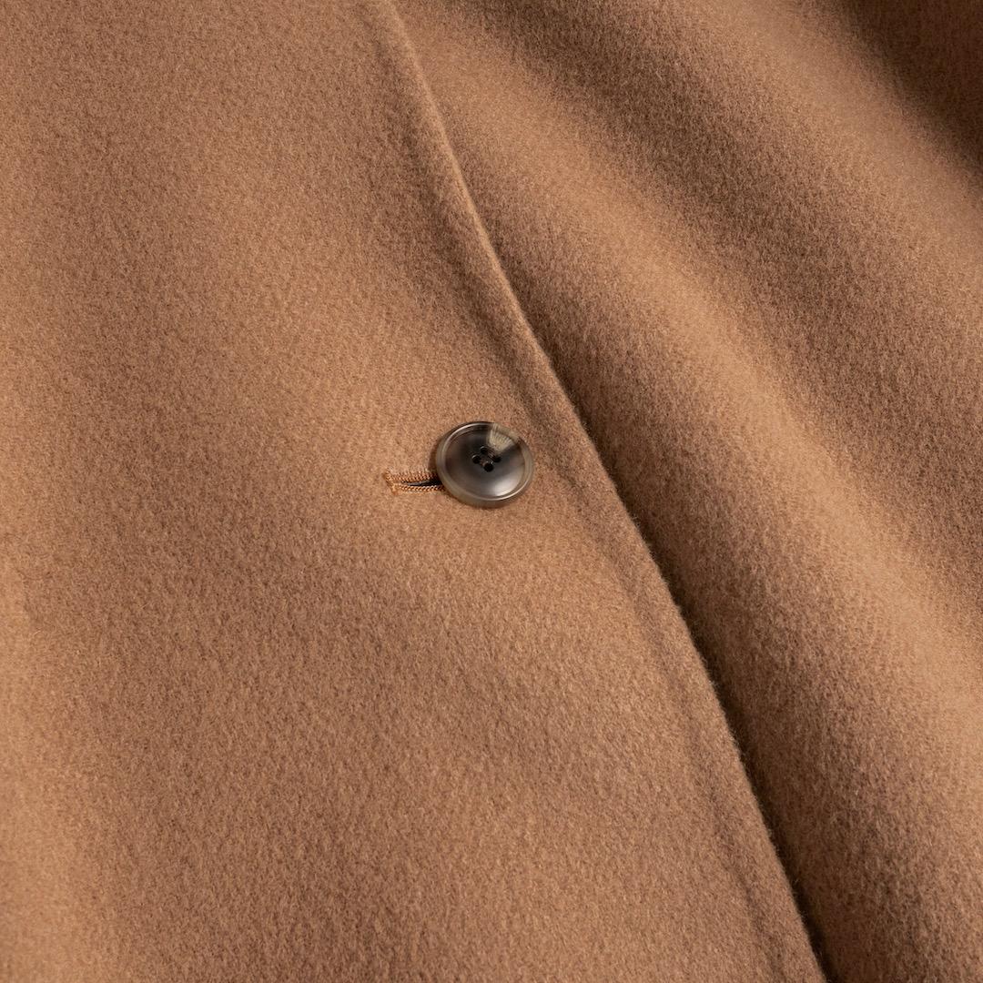 SLOBE IENA 23AW スタンドカラーダブルフェイスポンチョ キャメル