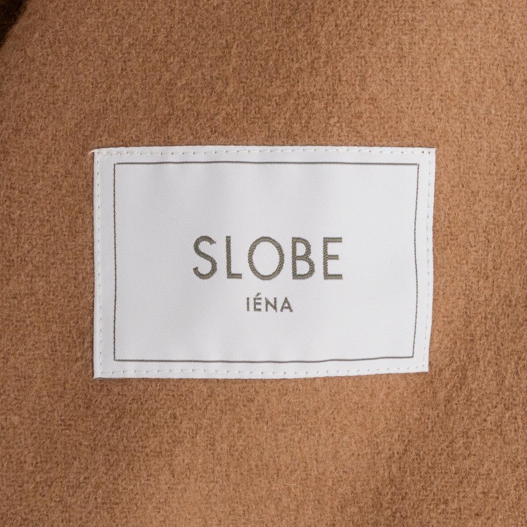 SLOBE IENA 23AW スタンドカラーダブルフェイスポンチョ キャメル