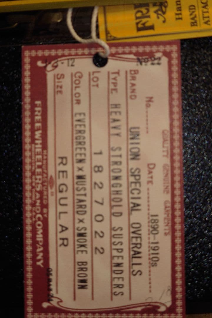 フリーホイーラーズ　サスペンダー　未使用