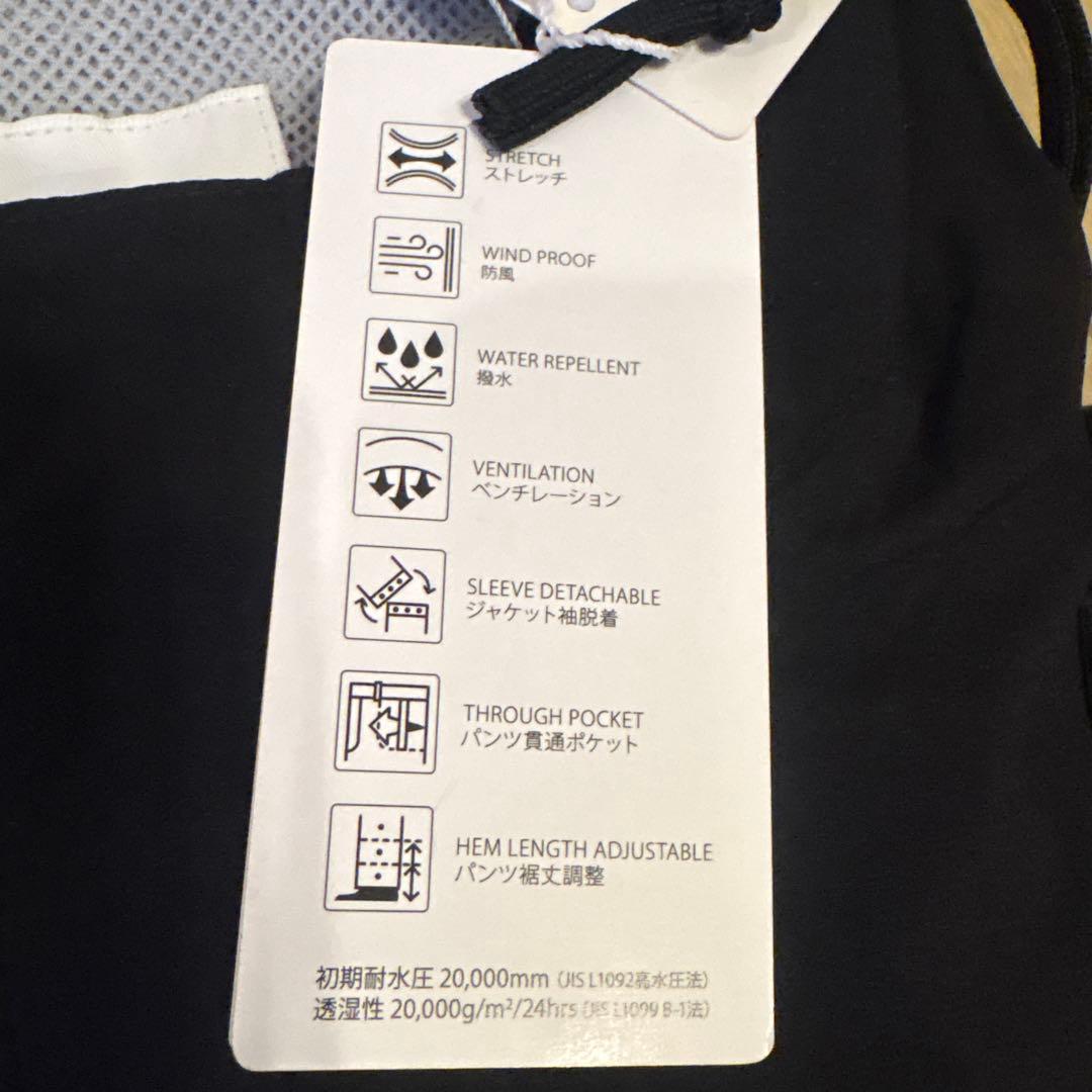 TaylorMade TM ベーシック レインウェア レディース　ブラックM