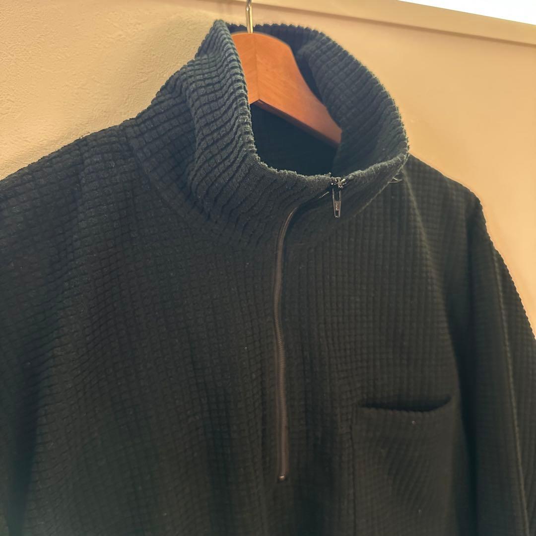 トップス ZIP MOCK NECK - POLYESTER WAFFLE