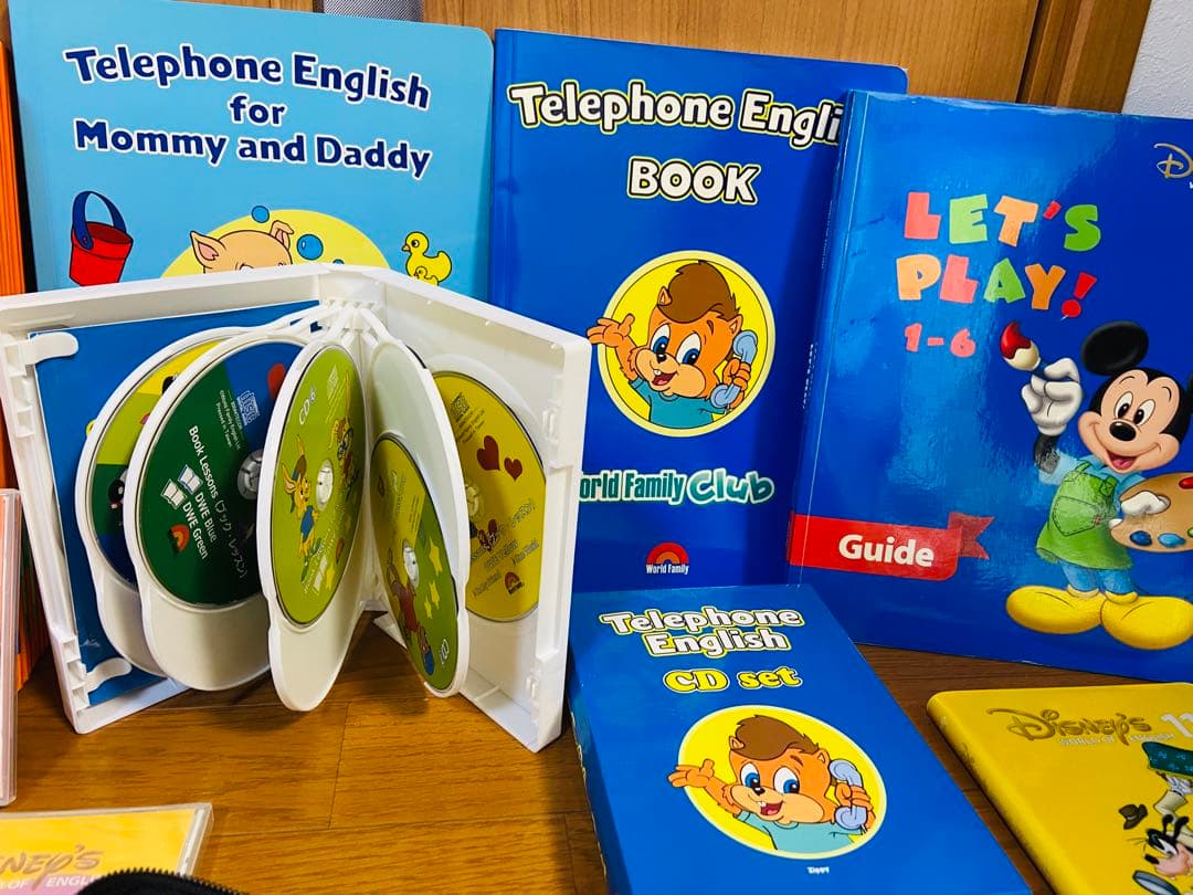 DWE ディズニー英語システム　教材　DVD CD BOOK