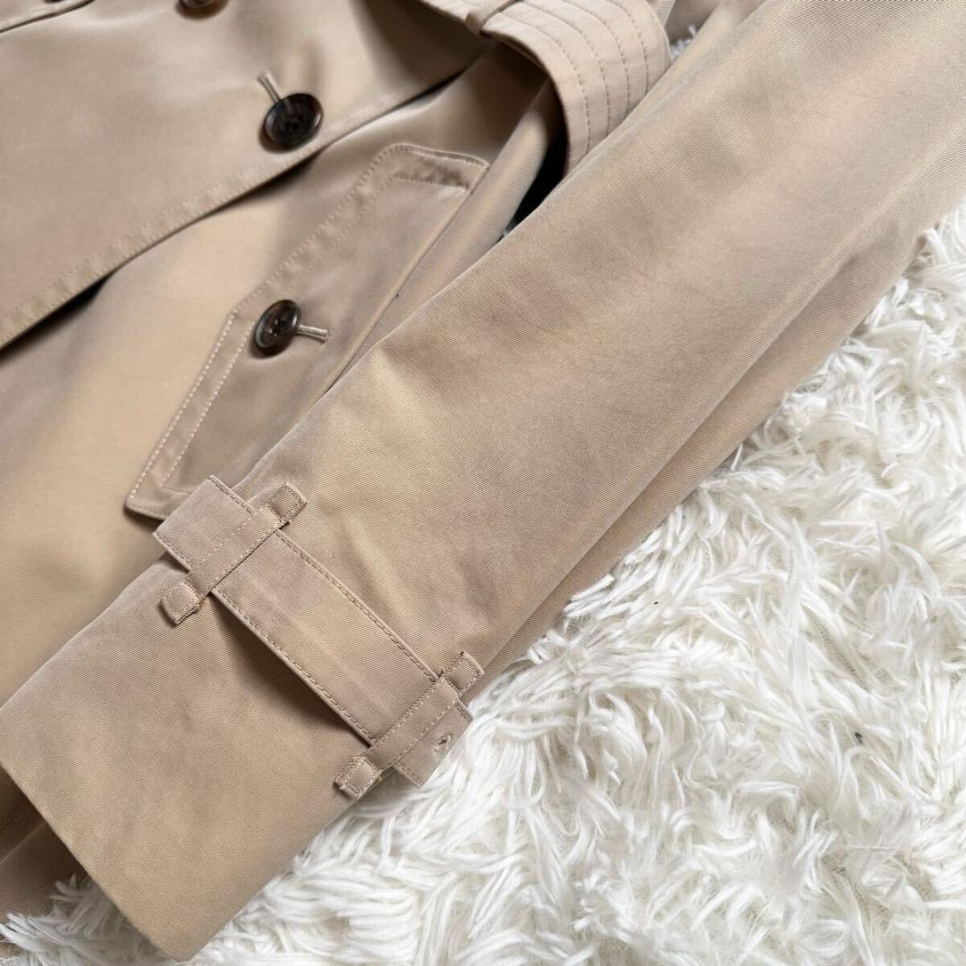 バーバリーロンドン トレンチコート ノバチェック ベルト 36 ハニーベージュ