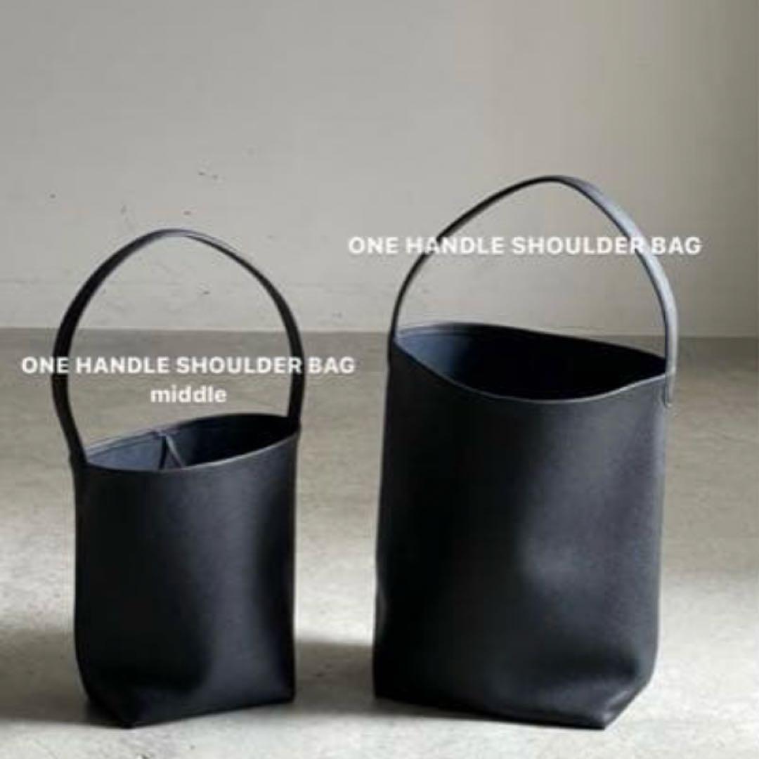 JISTORY ONE HANDLE SHOULDER BAG middle 黒