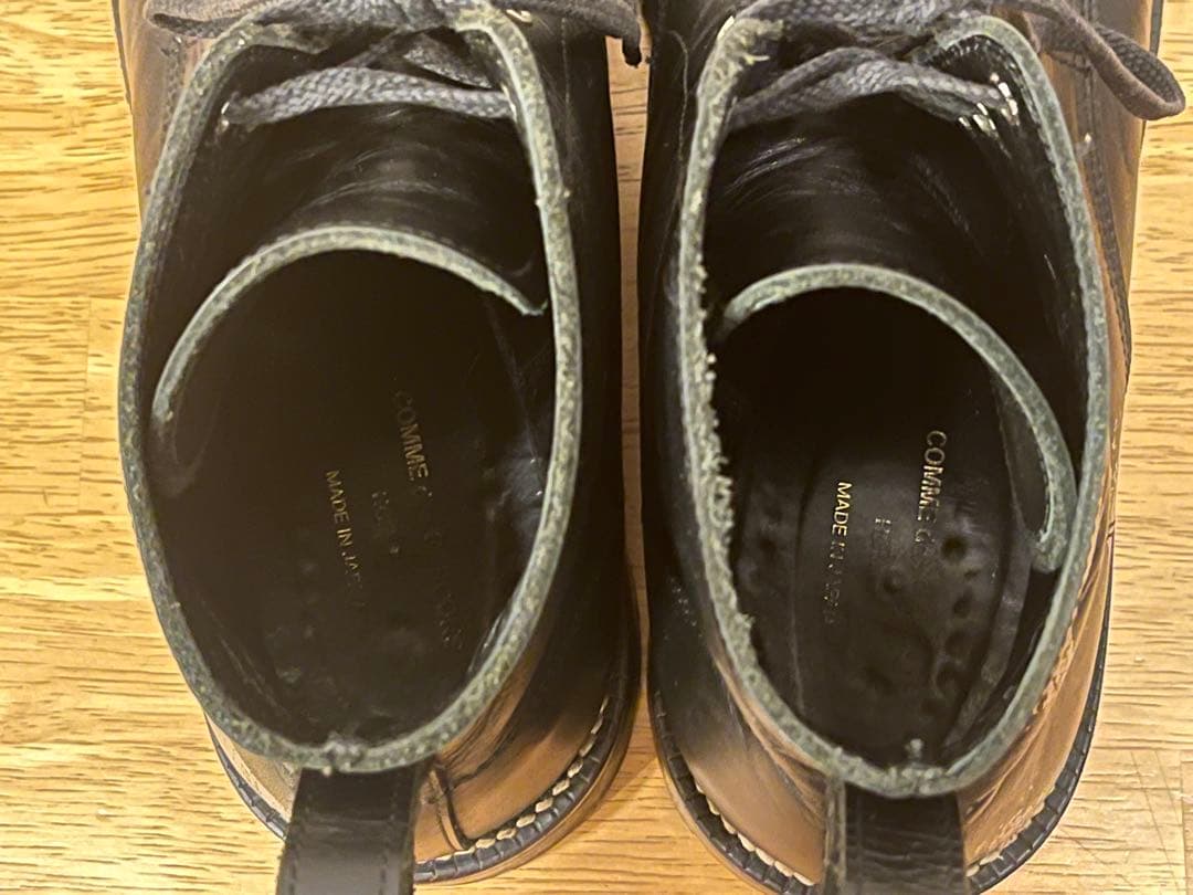 希少品 コムデギャルソン オム ナンバープリント ブーツ 2 3　ヴィンテージ