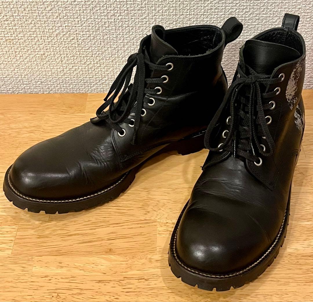 希少品 コムデギャルソン オム ナンバープリント ブーツ 2 3　ヴィンテージ